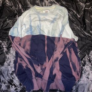 Goodfellow & co bleach Tie-Dye Men's Sweater size xl